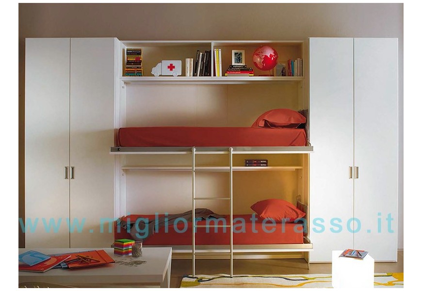 letto a scomparsa matrimoniale