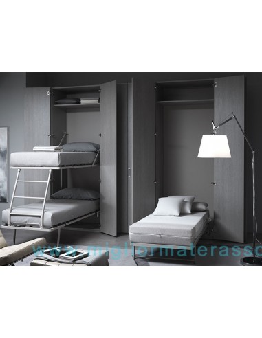 Letto a scomparsa in esposizione armadio letto mobile letto richiudibile