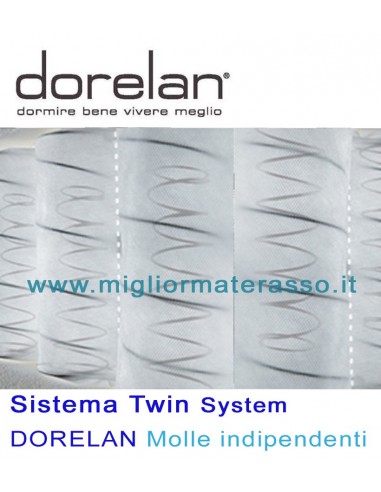 Twin 1500 molle indipendenti