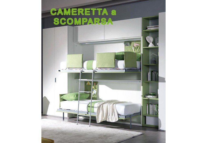 letto a castello a scomparsa Roma