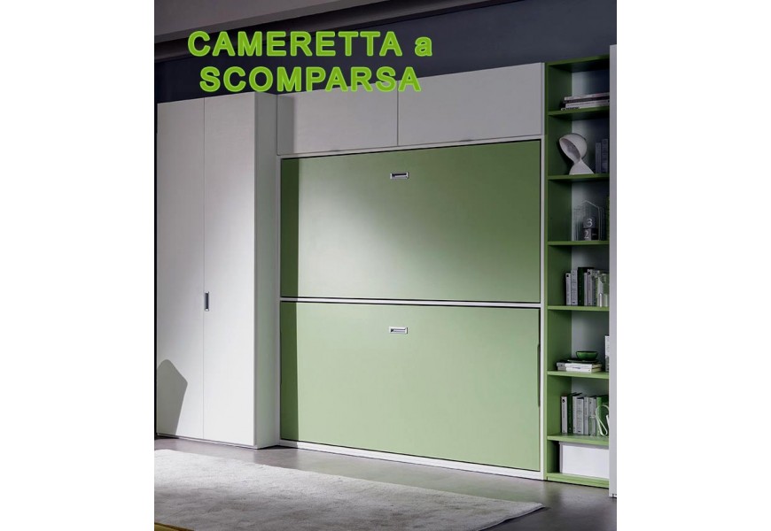 bed gemini 2 beds in wall