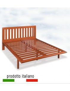 wooden bed