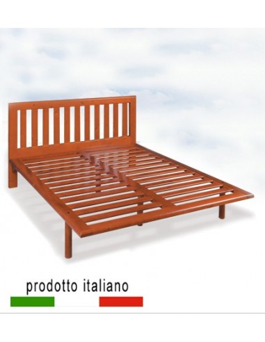 wooden bed