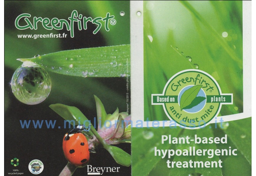 Coprimaterasso Antiacaro Greenfirst