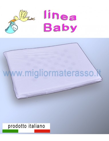 Cuscino carrozzina antisoffoco per il neonato e bambini fino 18 mesi