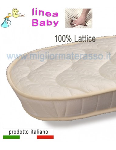 Materasso in lattice con smusso a "coccia d'uovo"