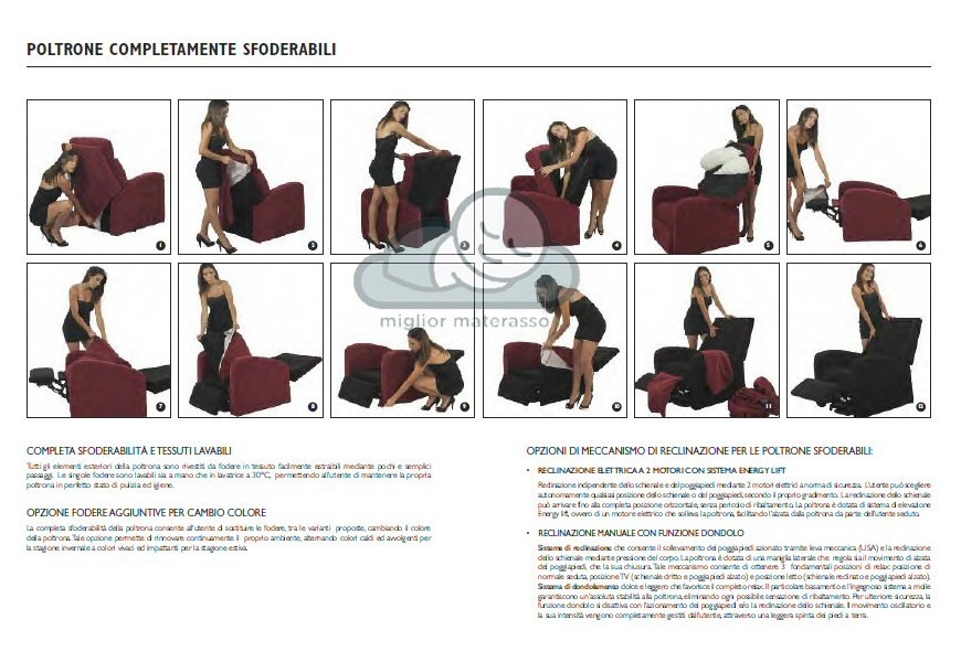 chair authomatic 2 motors