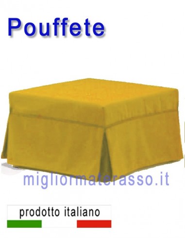 Pouf letto rete elettrosaldata