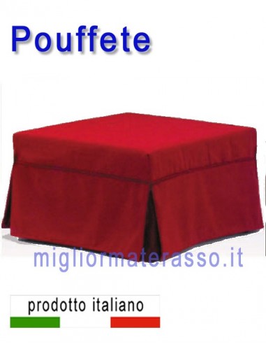 Pouf letto rete elettrosaldata