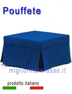 Pouf letto rete elettrosaldata