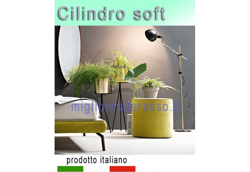 Pouf arredo cilindro