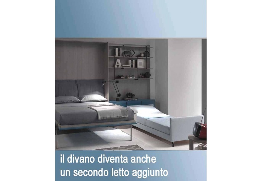 wall bed with sofa
