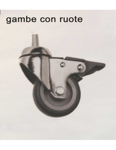 Gambe con ruote per rete