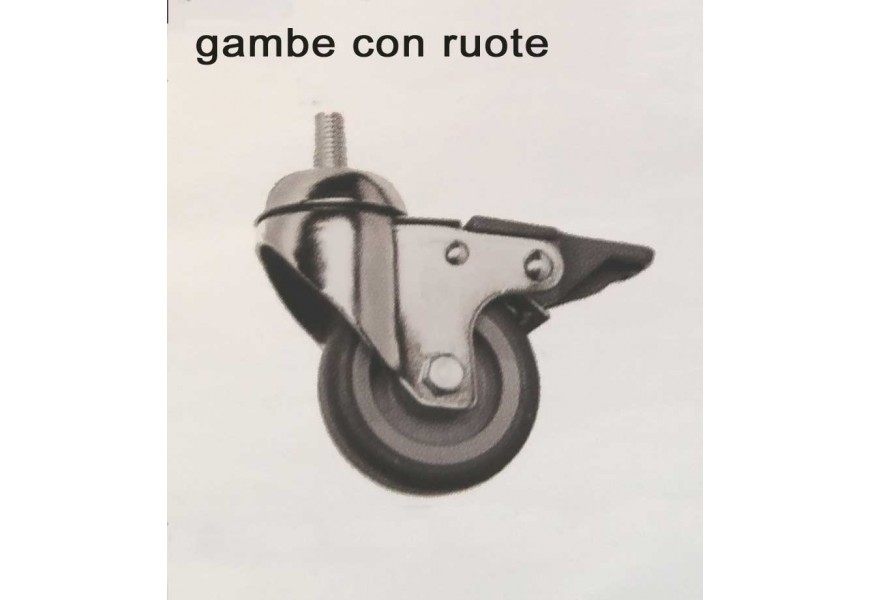 Gambe con ruote per rete