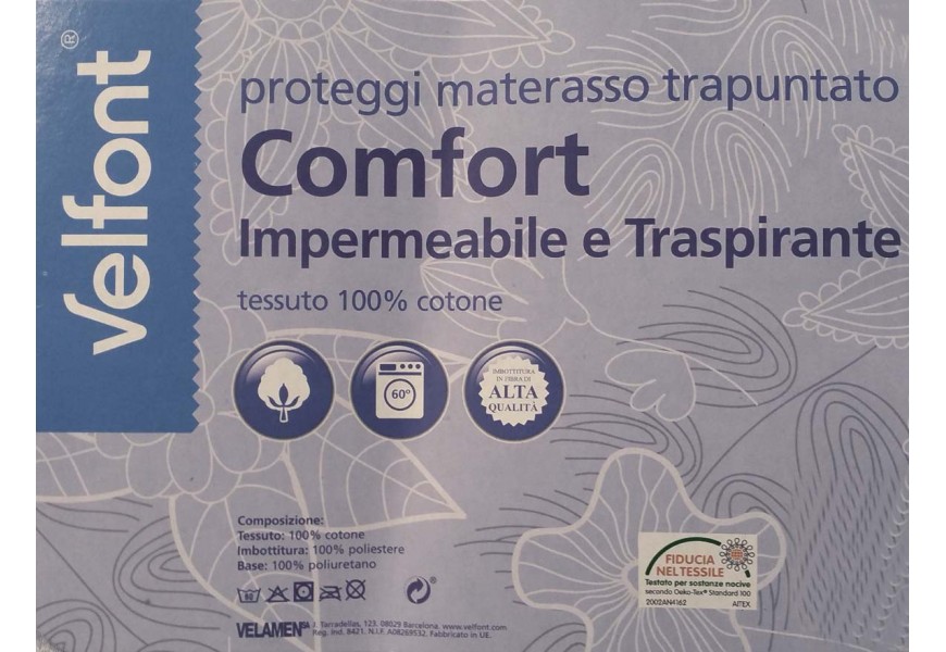 Coprimaterasso impermeabile imbottito