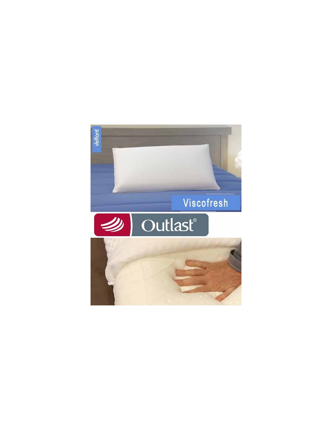 Outlast Memory Pillow Velfont Viscofresh