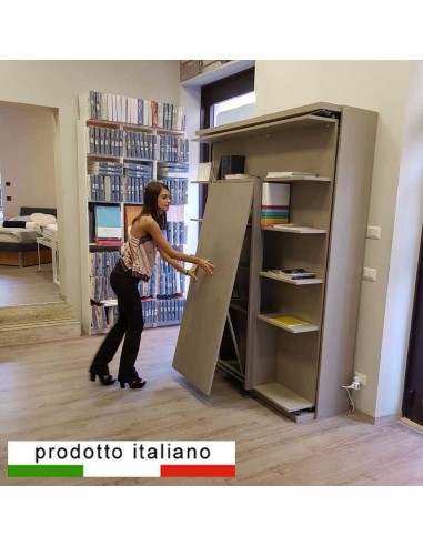 Rotating double bed wall