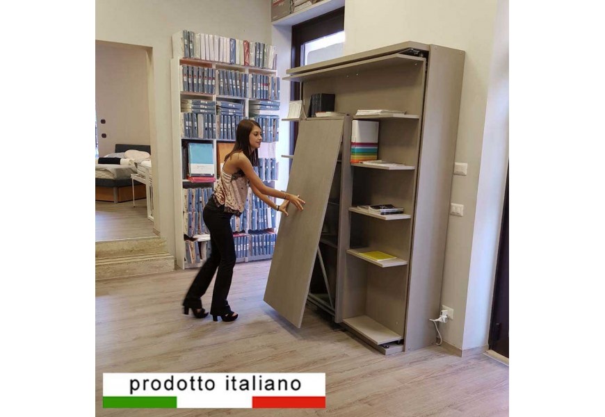 Rotating double bed wall