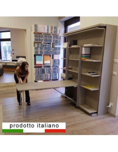 Letto matrimoniale girevole a scomparsa 2