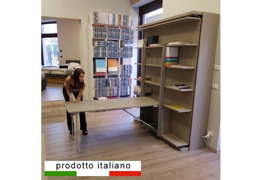 Rotating double bed wall