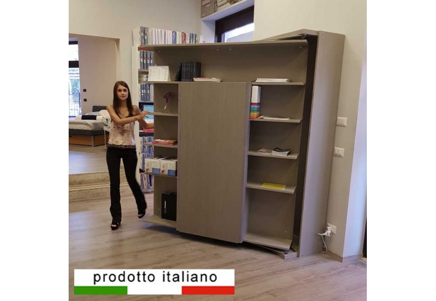 Rotating double bed wall