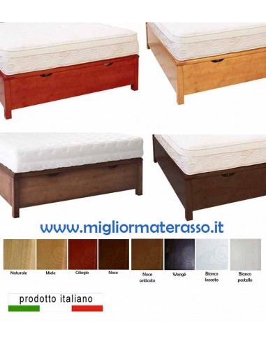 Letto Legno Grezzo Minosse