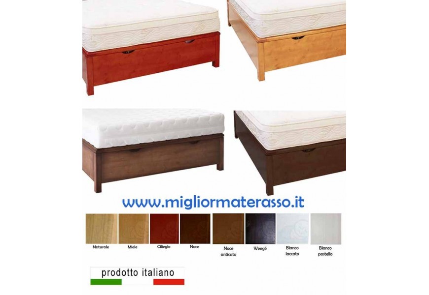 Letto Legno Grezzo Minosse