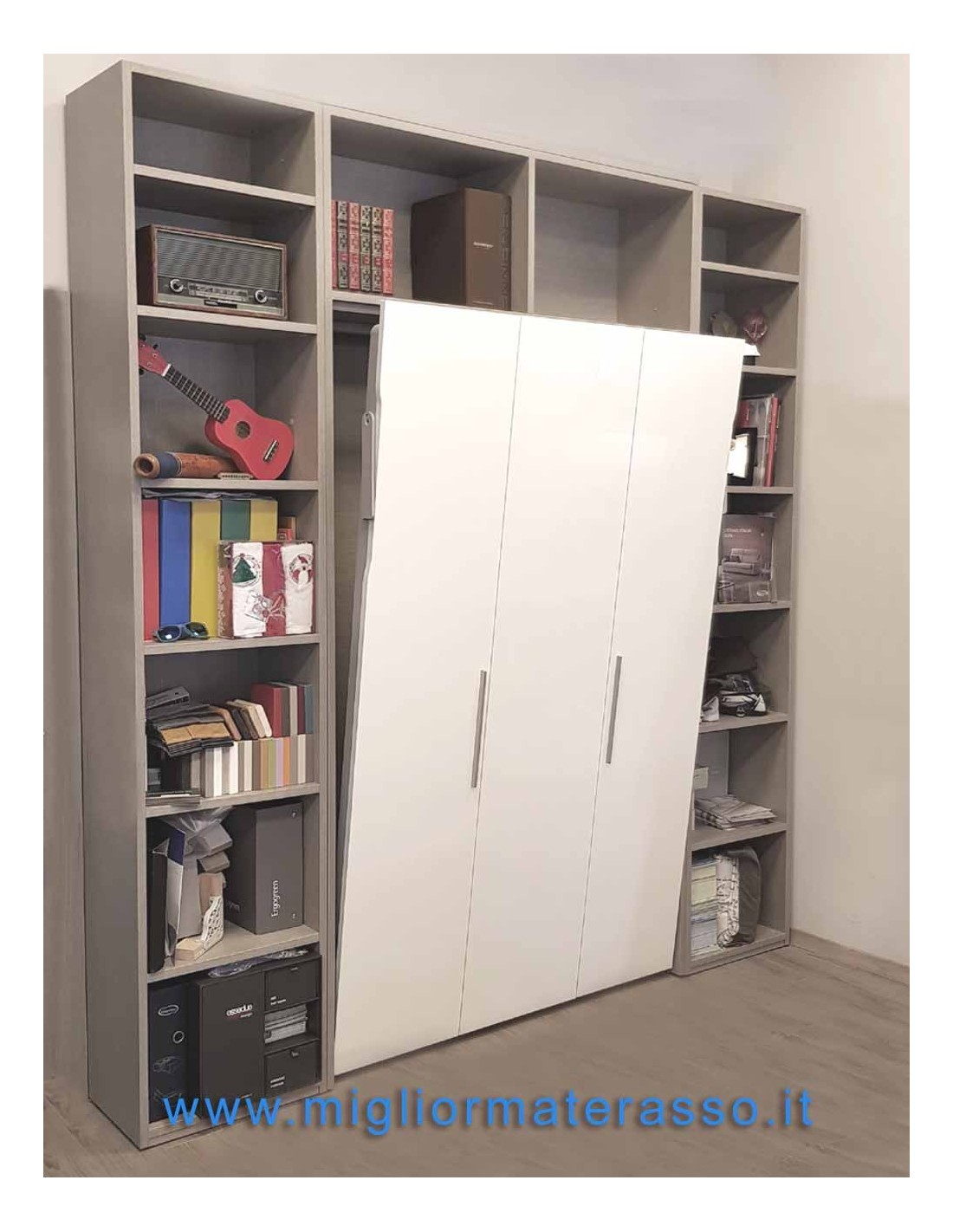 Letto A Scomparsa Una Piazza E Mezza Orizzontale