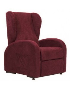 Poltrona a un motore nera o marrone ecopelle