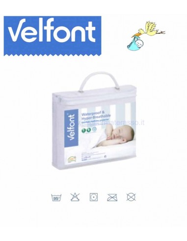 Coprimaterasso Impermeabile Baby bambù