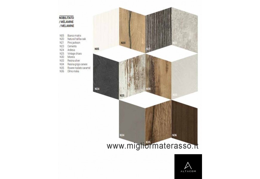 finitura del piano legno Rovere Nodato N20