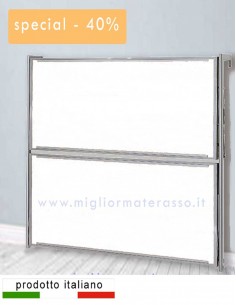 White Double Bunk folding Bed 2