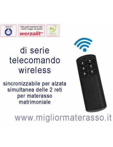 Letto Contenitore Luxury rete motorizzata