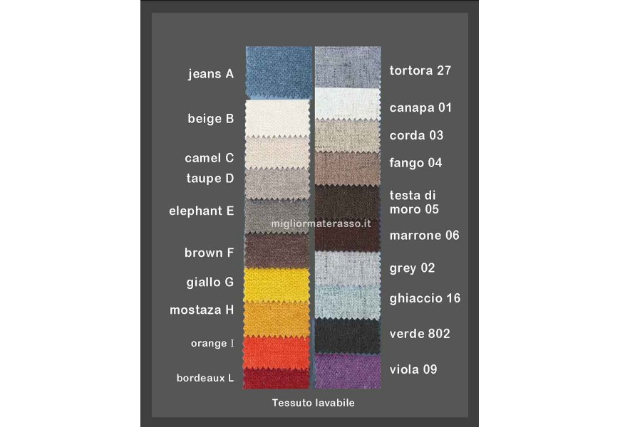 Divano Letto Ambrogio tessuti