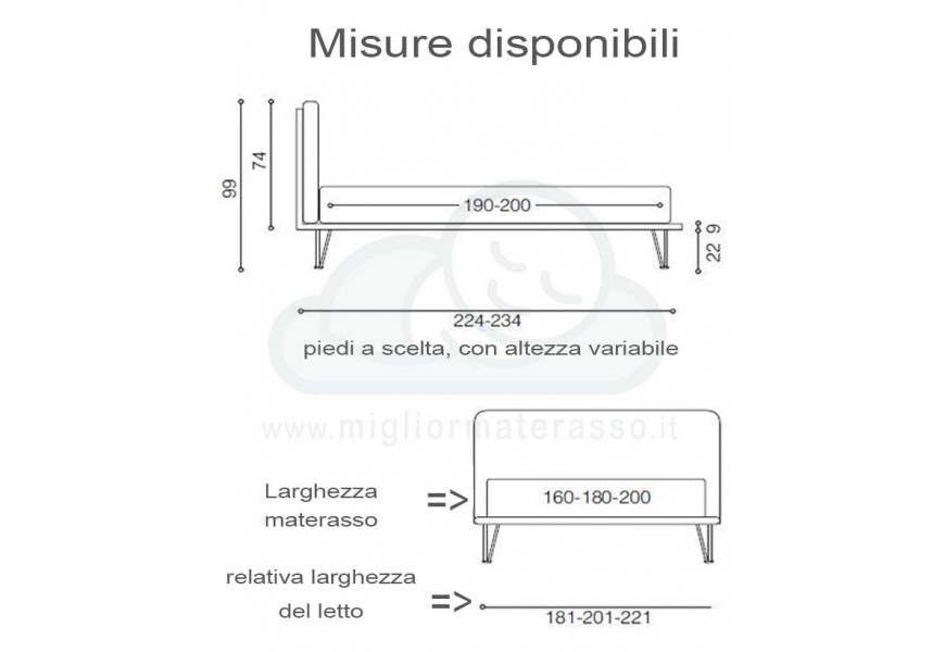 Fluttua Supended bed