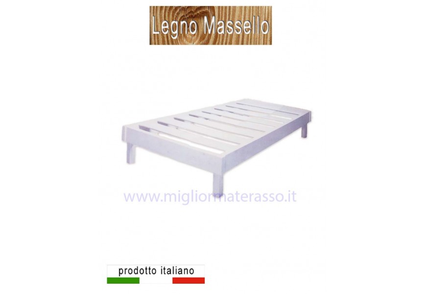 Letto legno una piazza