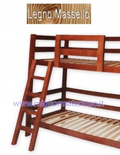 Letto a castello in legno 2