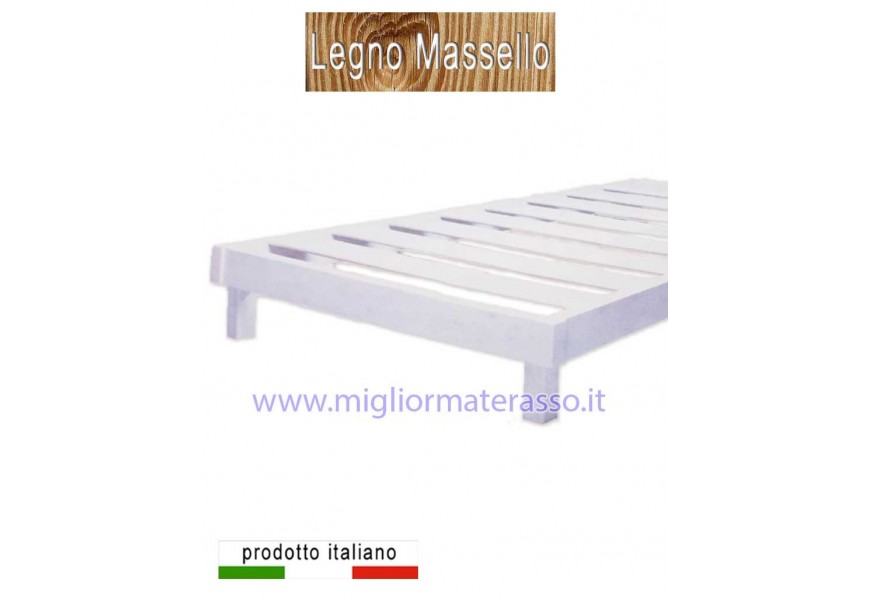 Letto legno una piazza e mezza