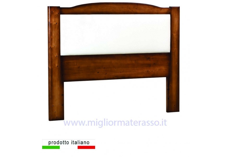 Testiera in legno imbottita