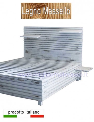 Wooden bed Shabby