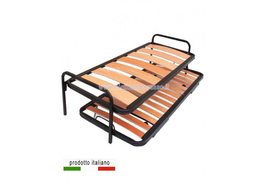 Rete letto con seconda rete estraibile