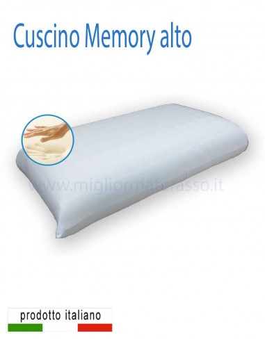 Cuscino Memory Alto 18 cm il più alto tra i cuscini