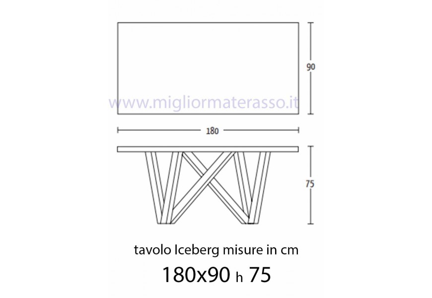 Tavolo da Pranzo Iceberg
