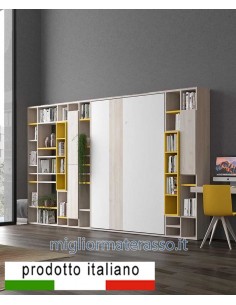 Letto Salvaspazio a scomparsa matrimoniale 2