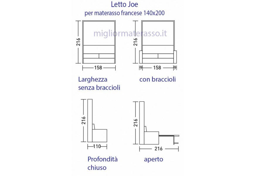 Wall bed and sofa discount Joe
