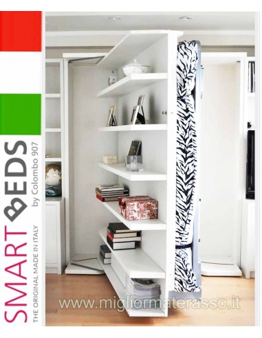 Rotating double bed wall