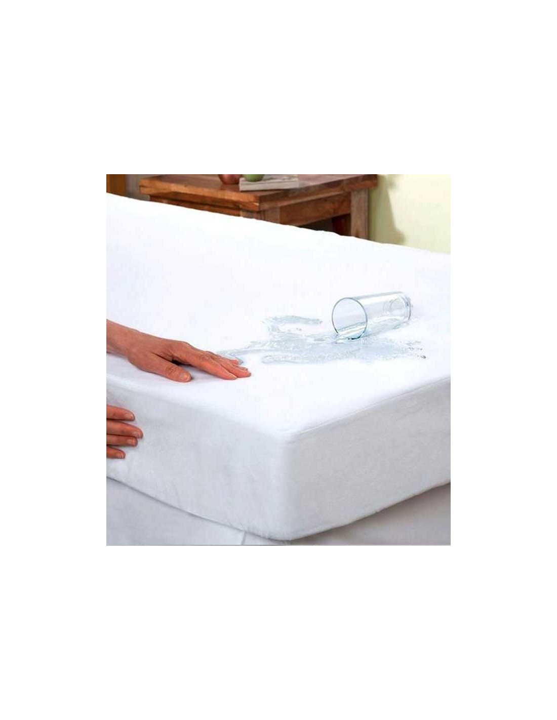 Yoofoss Coprimaterasso Impermeabile 180x200cm Proteggi Materasso Super Morbido & Traspirante 100% Tencel Antiacari & Antibatterico 