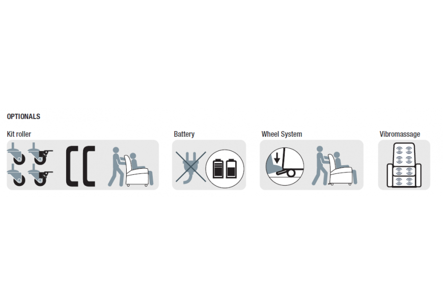 Poltrona a due motori alzapersona