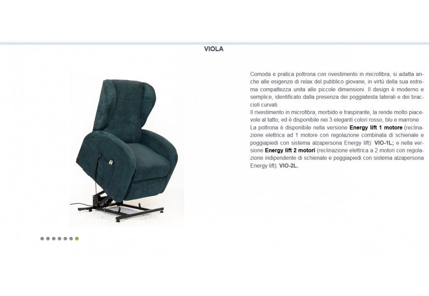 Poltrona a due motori o un motore