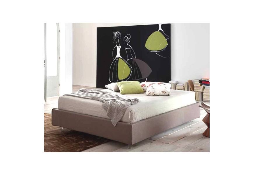 Letto Singolo Sommier senza Testiera con Contenitore 3 Colori